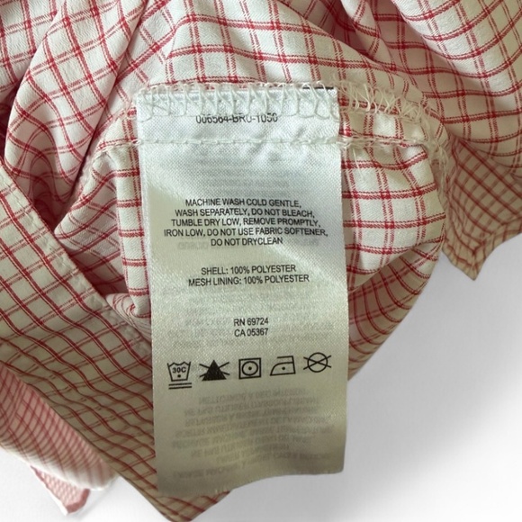 Columbia PFG Super Tamiami Shirt Mens LARGE Red Fishing Lightweight Long Sleeve - Picture 6 of 7